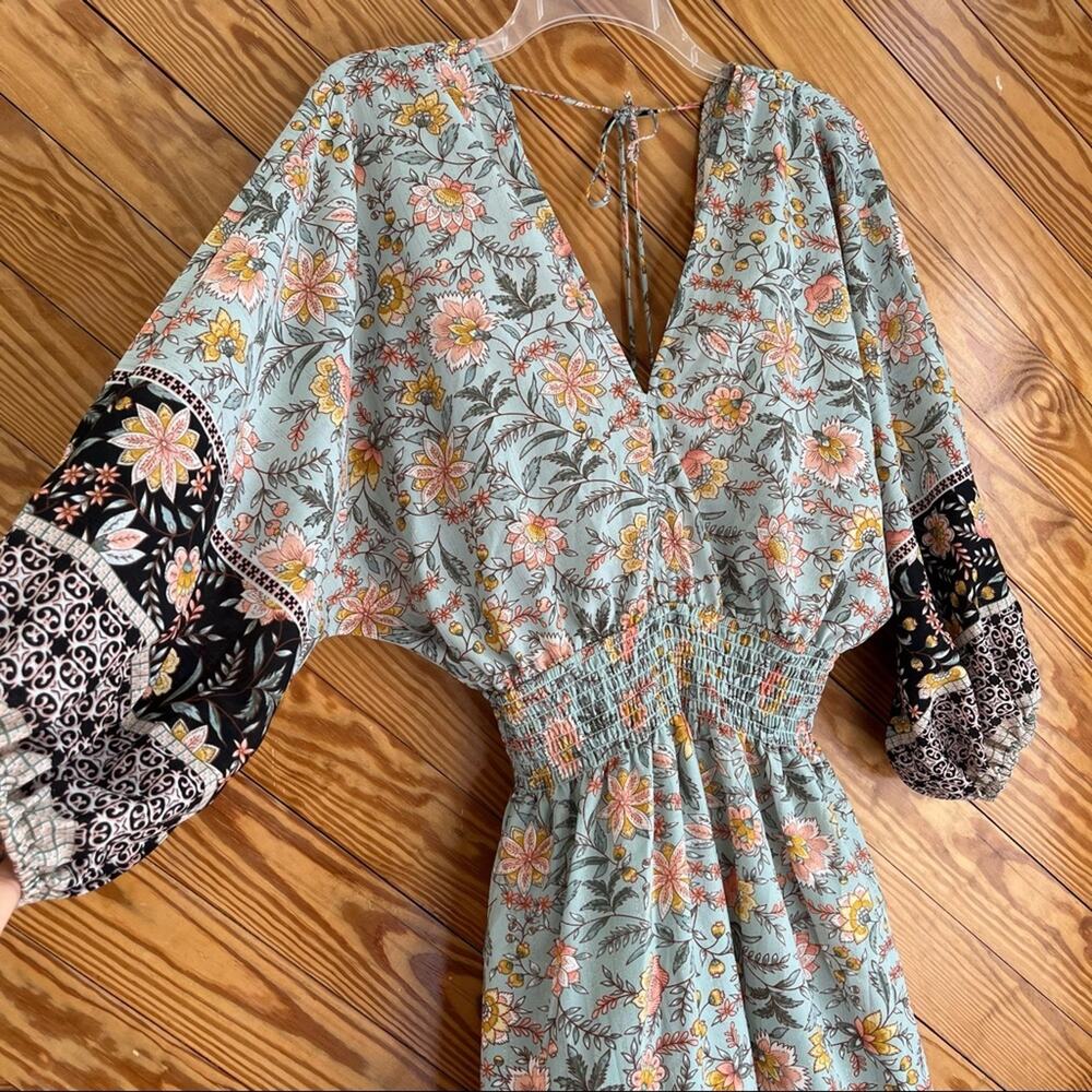 Love Stitch Amanda Volume Sleeve Maxi Dress - Picture 7 of 14